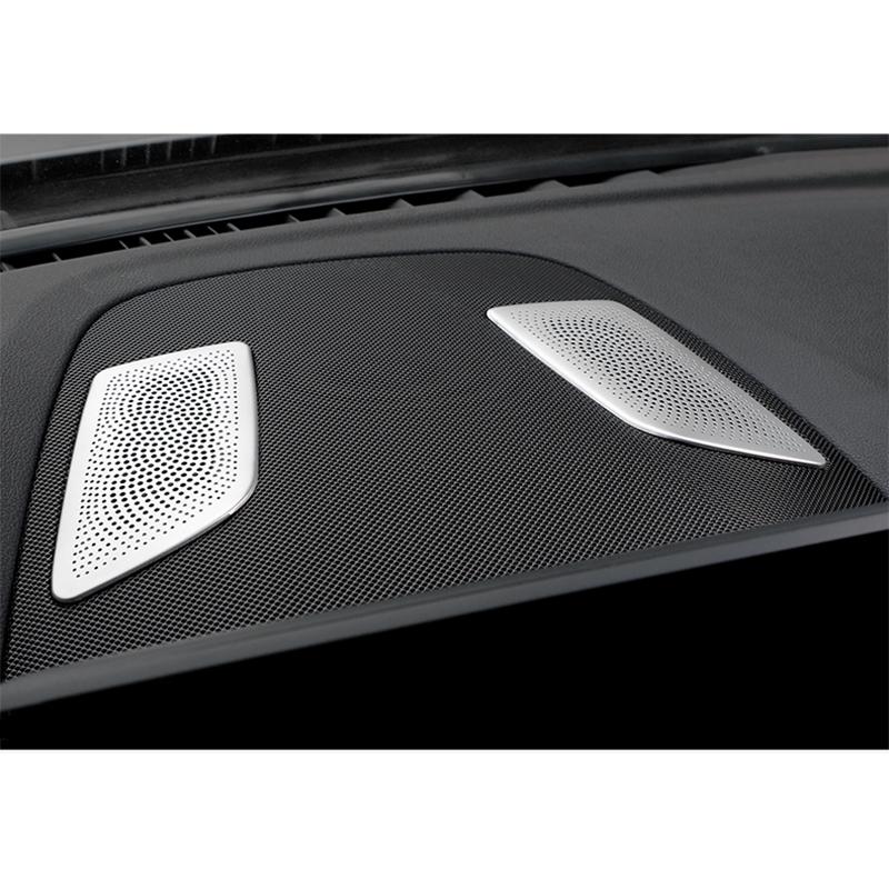 Для BMW 5 серии G30 17-20 2* Центральная приборная панель стереодинамиков Крышка Отделка салона автомобиля