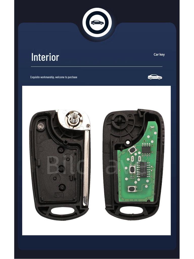 95430-1M250/1X000 Kia Folding Remote Car Key, ID46 433MHz FSK Compatible