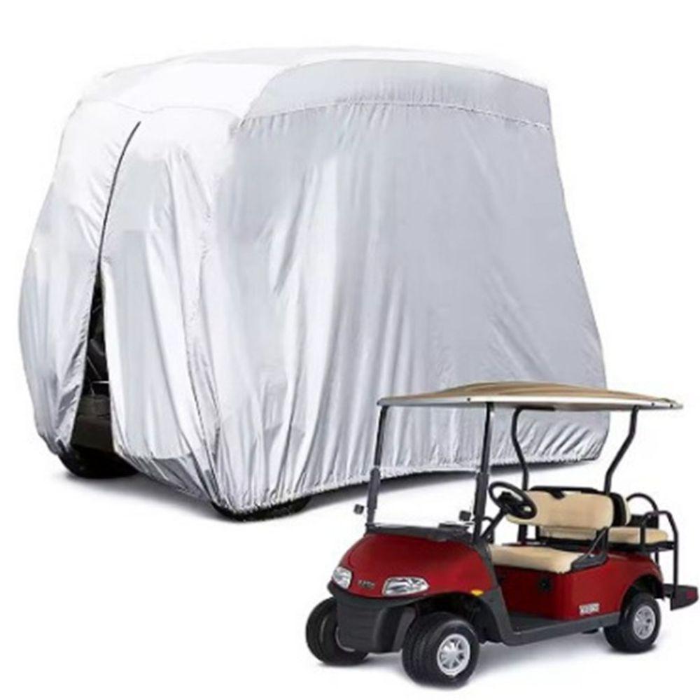 Dustproof Golf Cart Rain Cover 210T Golf Cart Protective Cover  Protect Whole Golf Cart