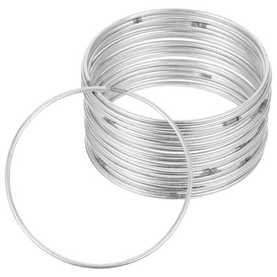 30 шт. Кольцо Металлические Колокольчики Кольца Для Рукоделия Товары Для Ловец Снов Серебро