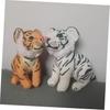 STOBOK Simulation Tiger Doll, White Tiger Plush Toy, Lucky Tiger Plush Toy, Tigger Plush Toy, Tiger Plush Toy, Parrot Plush Toy, Simulation Tiger