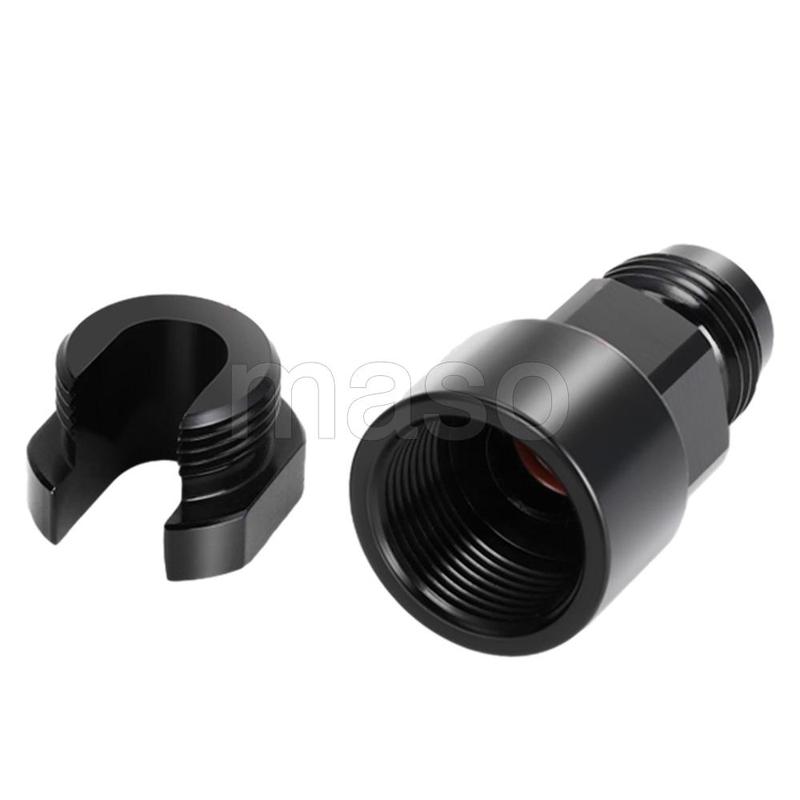 Aluminium 8AN Male to 3/8" Female Straight-through SAE Quick Disconnect Push On EFI Fitting Adapter Oil Fuel Adapter auto parts