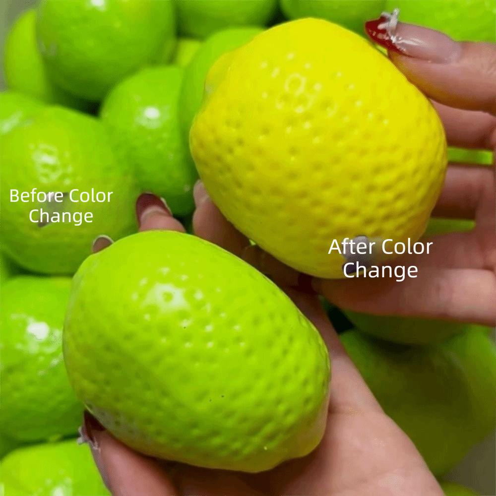 Flexible DIY Empty Ball Skin Changing-color DIY Pressure Ball Kit Lemon Ball Skin Children Gift