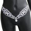 Stonefans Bling Bikini Rhinestone Pendant Waist Chain Belly Charms Sexy for Women New Beach Crystal Body Chain Belt Jewelry Gift