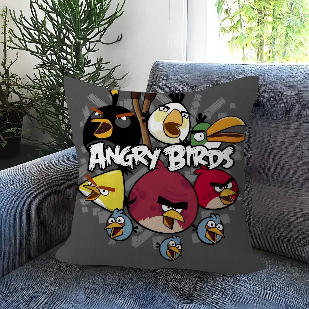 Анимация A-A-Angry Birds Мультяшная Наволочка Дюймы Сельский Декор Домашние Подушки-Пледы Для Декора Дивана