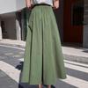 Летняя юбка миди А-силуэта в японском стиле большого размера с высокой талией, облегающая, длиной до колена, юбка-зонт - Премиальная юбка с полным расклешением
