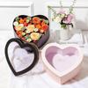 Набор из 2 подарочных коробок с крышками, цветочные коробки в форме сердца для композиций, цветочная подарочная коробка, предложение руки и сердца для подружки невесты, свадьба, день рождения, вечеринка по случаю рождения ребенка, день святого валентина