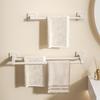Wall Mounted Towel Rack Bathroom Storage Rack No Drilling Bathroom Horizontal Bar Towel Rack Kitchen Bathroom Accessories