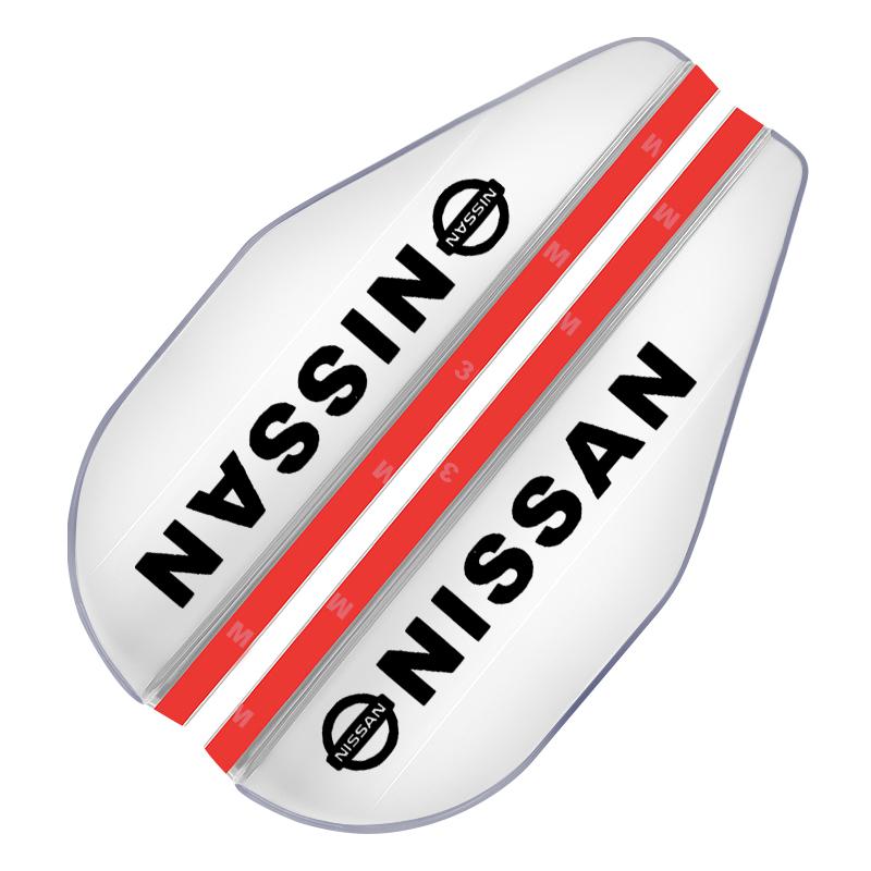 2 шт. Автомобильные боковые зеркала заднего вида Дождевая накладка Солнцезащитный козырек Защита бровей Для Nissan Nismo Tiida Sylphy Teana X Trail T30 T32 Almera Qashqai J10 J11