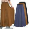 Autumn Band Leg Pants Female Solid Wide Full Length Pants Female Ladies Trousers Plus Size