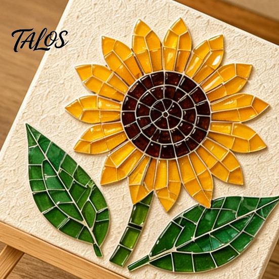 Творческие Наборы для Хобби Арт DIY Мозаика из Морского Стекла, Набор для Творчества на Тему Морских Животных для Взрослых, Ручная Работа, Декор для Дома, Для Начинающих, Набор Материалов