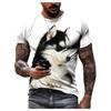 3D Casual Dog Print T Shirt Men Women Summer Animal Tee Man O Neck Short Sleeve Loose Tops Breathable Couples T Shirts