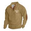 Men's Standing Collar Sweatshirt Is Outdoor Casual Sweaters Tops