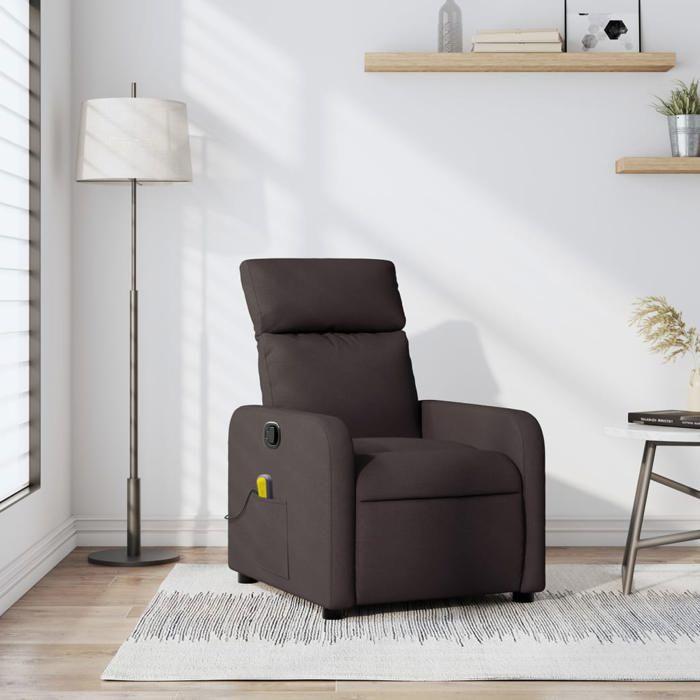 VidaXL Reclining Massage Armchair, Chair with Footrest, Seat with Backrest and Armrests Living Room, Modern, 374179
