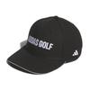 Adidas Golf Linear Logo Twill Golf Free Size Cap, Men's, Black,