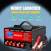 Автоматическая остановка по напряжению, обнаружение температуры, 12 В, 24 В, 600 А, цифровой ЖК-дисплей, автомобильное зарядное устройство, интеллектуальное импульсное восстановление