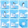 Cute Mini Animal Statue Miniature Model Micro Iceberg Series Resin Ornaments Handcraft Figurine