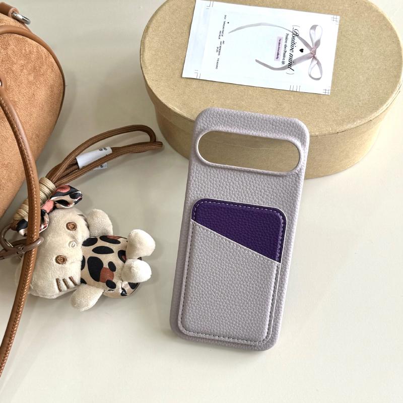 Новый Роскошный Кожаный Кошелек с Контрастными Цветами, Отделениями для Карт и Чехол для Телефона Для Google Pixle 10 Pro XL 9A 8A 7A 6A 6 7 8 9 Pro XL Задняя Крышка