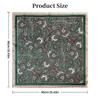 Cashew Flower Pattern Women's Headscarf Silky Smooth Middle East Shawl Arabic Square Scarf  Outdoor