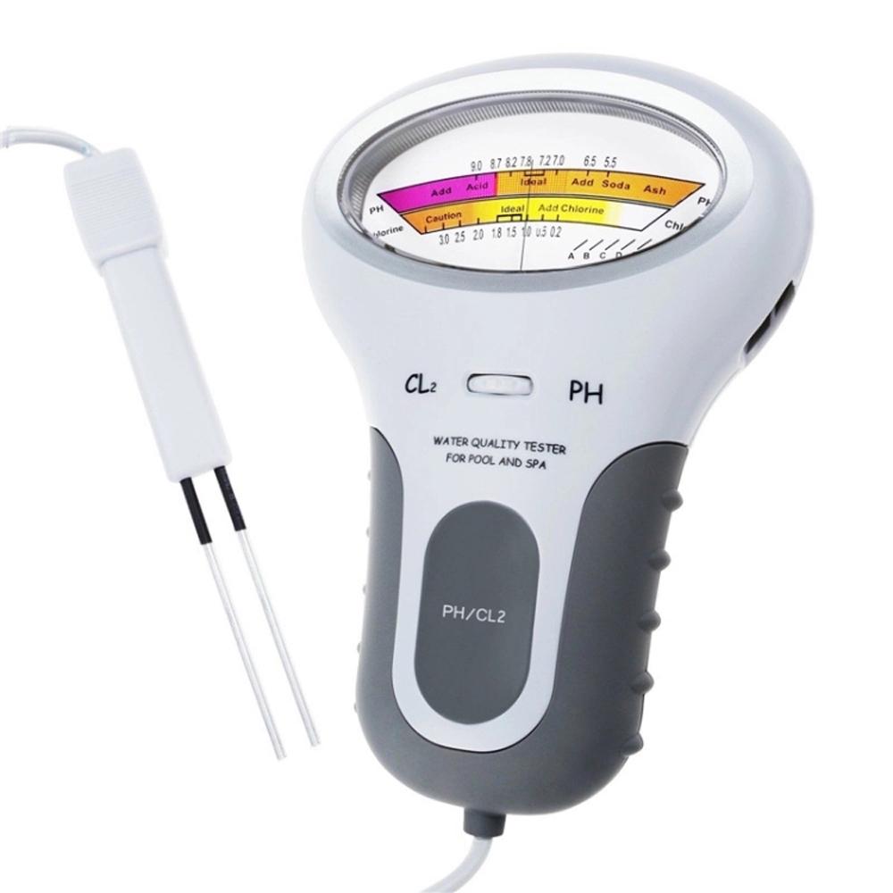 Измерители хлора PH тестер 2 в 1 тестеры устройство для проверки качества воды CL2 измерение для бассейна, аквариума, питьевой воды