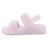 Oh Yeah Sheepskin Simple Comfortable Furry Slippers Women Slippers Lavender 1107953-LRFG