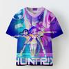 3D Print Kids T-shirt Kpop Demon Hunter T-shirt Children's Short Sleeved Casual Fashion Summer Women's Anime Clothing