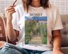 The Artist's Garden At Vétheuil (1881) T Shirt by Claude Monet Art - Art Lover - Painting - Painter - Aesthetic