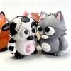 3D Printed Animals Fidget Clicker Keychain, Anxiety Stress Relief Sensory Toy, Cartoon Animal Charm for Backpack, Keys, Bags