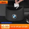 BAGI7 Car Sticker Car Trash Can Hanging Box Storage Bag Organizer Accessories For BMW E46 E90 E60 F10 E39 F30 E36 F20 E87 E90 E70 E91