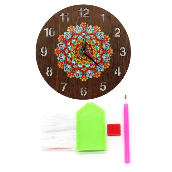 1 комплект 5D алмазная живопись специальной формы, набор часов, сделай сам, искусственная алмазная вышивка, вышивка крестиком, настенные часы, искусственный алмаз, художественные ремесленные проекты для детей