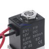31GJ DC12V НЗ Малый Электромагнитный Клапан для Воды, Воздуха, Газа 2-ходовой 2-позиционный