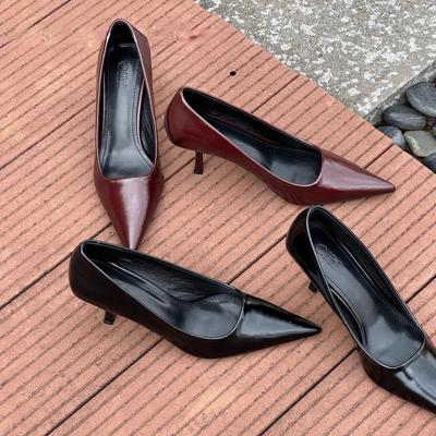 Новые Женские Сексуальные Туфли на Высоком Каблуке Бордовые Телесные Лодочки Стриптизерские Шпильки Глянцевая Кожа Свадебные Свадебные Качественные Красные Туфли