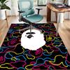 A Bathing Ape Polyester Carpet, Soft Indoor Mat for Office Chair, Living Room, Computer Desk - Decorative Home Office Rug Design