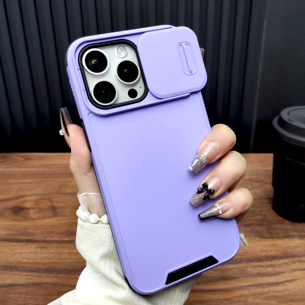Сдвижная крышка-чехол для камеры для 17 16 15 14 13 12 11 Pro Max iPhone16 16Pro Ударопрочный Защитный Броня Полная Защита