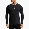Autumn Men's Fitness Training Tees Outdoor Running Long Sleeves Tops Comfortable Thin