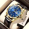 BINBOND Original Accurate Luxury Quartz Wristwatches For Men Luminous Waterproof Auto Date Week Display Men's Watch Casual Reloj
