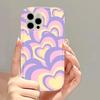 Love Heart Phone Case For iPhone 13 Case iPhone 14 15 Pro Max 11 12 16 XR XS X 7 8 Plus SE Cute Flower Shockproof Bumper Cover