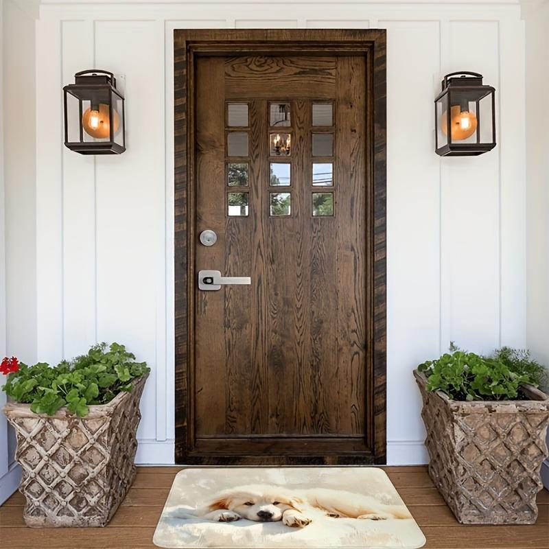 1 шт. Кухонные коврики с рисунком собаки, Нескользящие домашние придверные коврики, Поп-дизайн, Коврик для ванной, Коврик для ванной, Ковер для дома, Декор для раковины, Прачечной