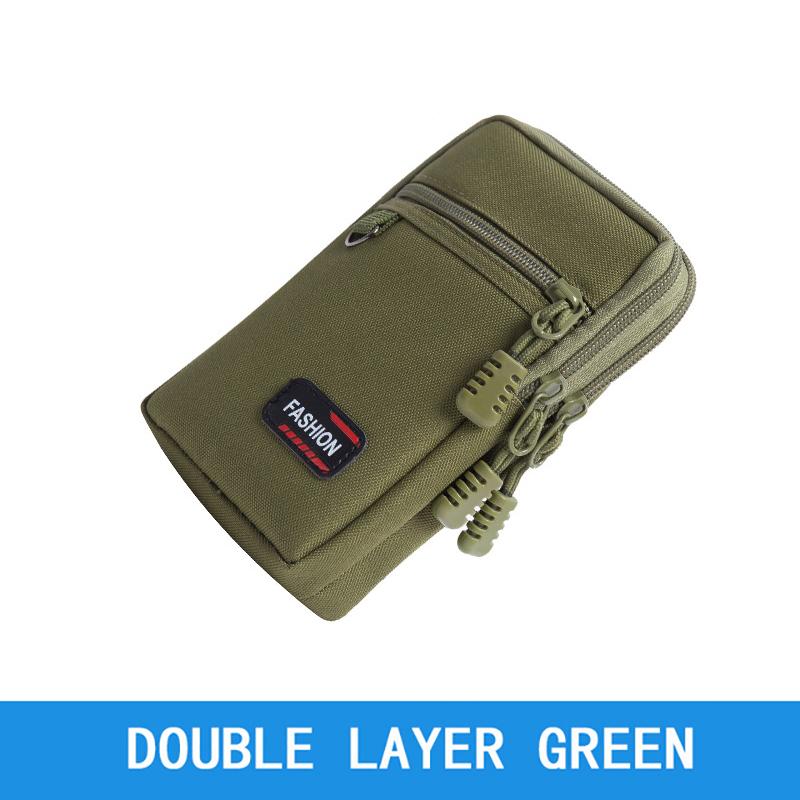 Двухслойная уличная военная поясная сумка, мужская сумка для телефона, тактическая поясная сумка для кемпинга и охоты LXY