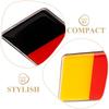 GLEAVI Germany Flag Car Sticker Metal State Flag Car Decal Sticker Germany Flag Window