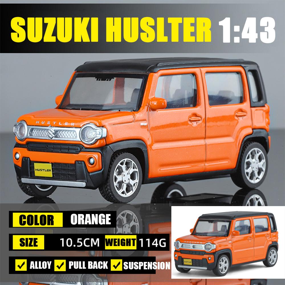 1:43 Suzuki HUSTLER Alloy Diecast Car Metal Vehicle High Simulation Pull Back Children Exquisite Gifts Display Collect Value One