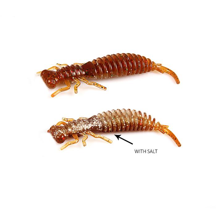 Мягкие приманки Bearking Larva, 5 см, 1 г, 10 шт./пакет, искусственный силиконовый окунь, щука, гольян, приманка для плавания, отсадка, пластиковые приманки, червь