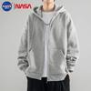 NASA NOAH Unisex American Style Hooded Cardigan Sweatshirt Jacket