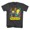 Beavis And Butthead Rockin Out On Mtv Logos Air Guitar Heavy Metal Unisex T-Shirt