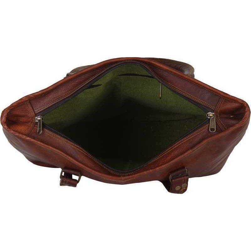 Женская сумка ручной работы из натуральной козьей кожи