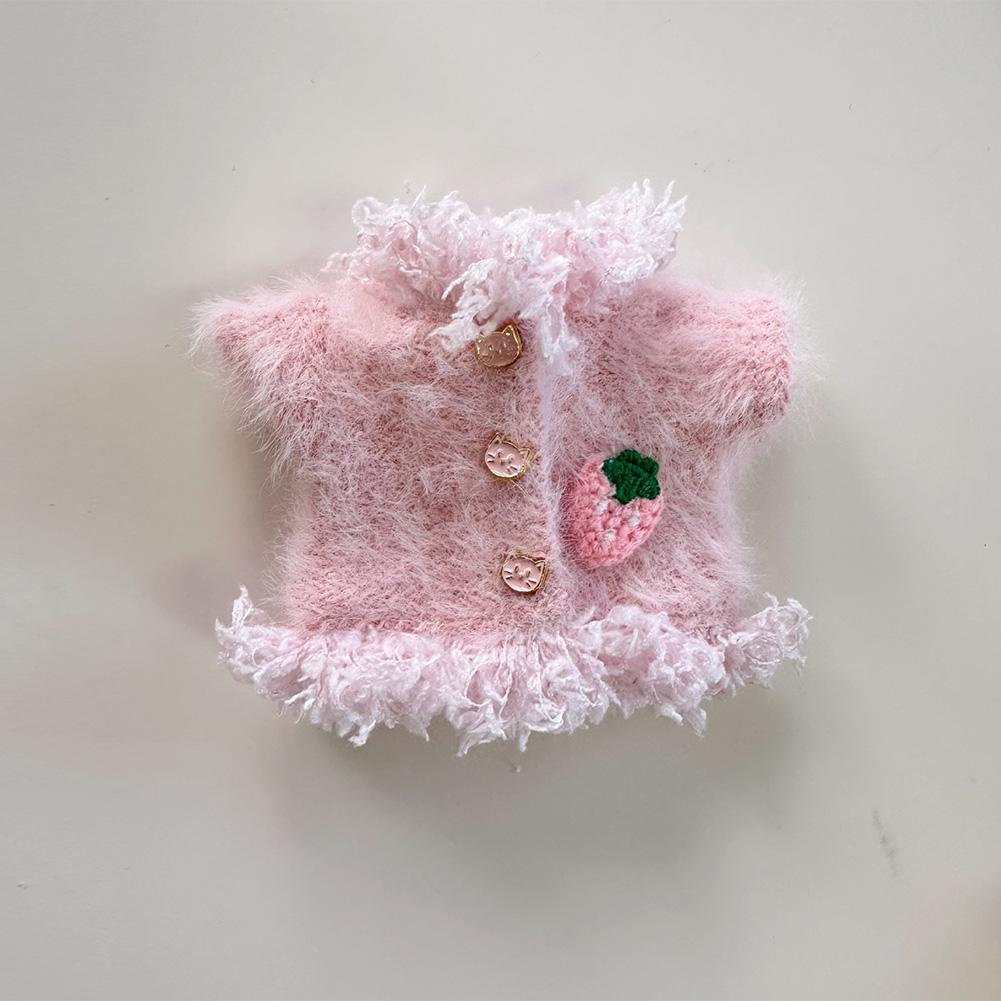 Для 17 см Кукольная одежда Лабубу Модная одежда Толстовки Кукольная одежда Цветовые толстовки Кукольные аксессуары Милые украшения Маленькая одежда