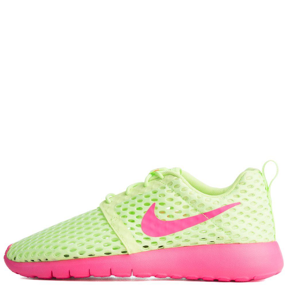 Nike Roshe One Низкие Детские Беговые Кроссовки Зеленые Подростки 705486-300