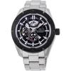 RK-AV0A01B (Orient Star Sports Collection AVANT-GARDE SKELETON Men's Metal Band) Round Watch