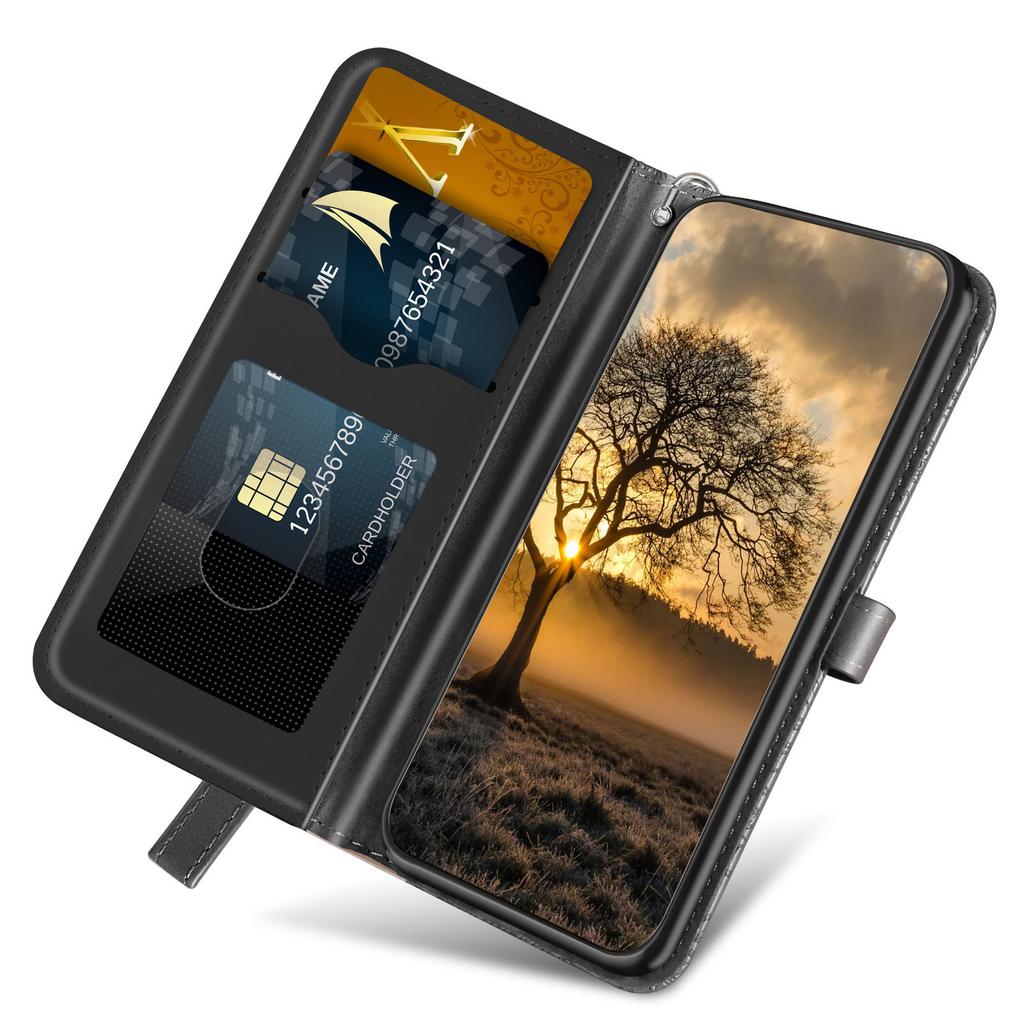 Подходит для мобильного телефона Redmi Note12 кожаный чехол, Xiaomi 13 Древо жизни тисненый вкладыш кошелек с картами защитный чехол Redmi