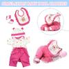 Одежда для куклы Reborn Gril Baby Doll, подходит для роста 50-55 см, наряд для девочки, аксессуары для куклы R3X2